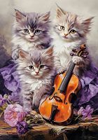 Castorland 500 Pieces Puzzle: Musical Kittens