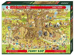 Puzzle Heye 1000 pieces: Zoo monkeys