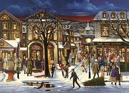 Puzzle Cobble Hill 500 pieces: Winter in the city