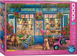 Eurographics 1000 Pieces Puzzle: Books and Coffee