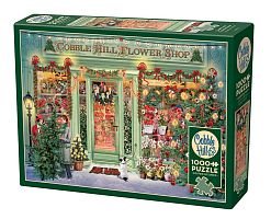 Cobble Hill 1000 Pieces Puzzle: Christmas Flower Shop