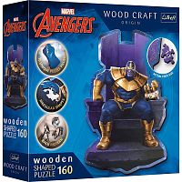 Wooden Trefl Puzzle 160 pieces: The Avengers. Thanos is on the throne