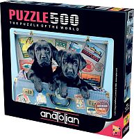 Puzzle Anatolian 500 pieces: a Dog's voyage