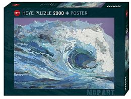 Puzzle Heye 2000 details: Map-wave