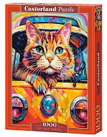 Castorland 1000 Pieces Puzzle: The Traveling Cat