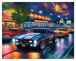 Pintoo Puzzle 2000 pieces: Bigelow. Rain on the boulevard