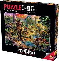 Puzzle Anatolian 500 details: the Landscape of the dinosaurs