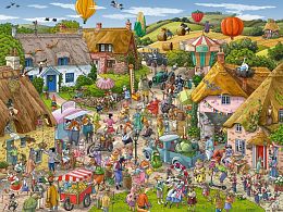 Heye Puzzle 1500 pieces: Village Fair