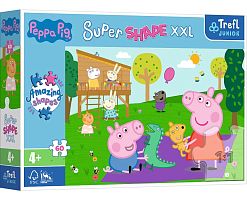 Puzzle Trefl XXL 60 pieces: Having fun with my brother, Peppa Pig