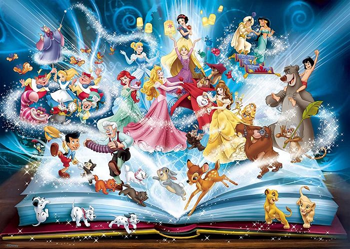 Ravensburger Puzzle 1500 pieces: A magical book of fairy tales. Disney 16318.