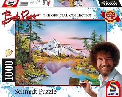 Schmidt 1000 Piece Puzzle: Bob Ross. Reflections on a mountain lake