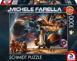Schmidt 1000-piece puzzle: M.Farrell. A journey to distant galaxies
