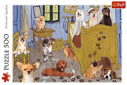 Trefl 500-piece puzzle: Van Gogh's Room. The Dog Revolution