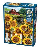 Cobble Hill Puzzle 500 pieces: Sunflowers