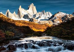 Ravensburger 1000 piece puzzle: Fitz Roy Mountains, Patagonia. Argentina