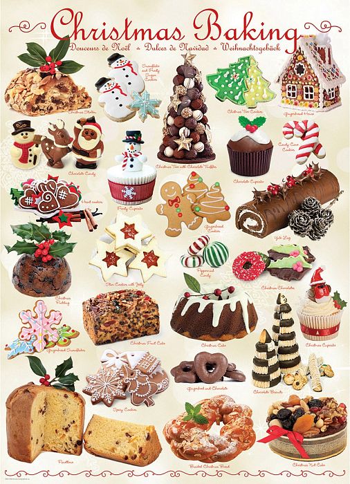 Eurographics 1000 Pieces Puzzle: Christmas Sweets 6000-0433