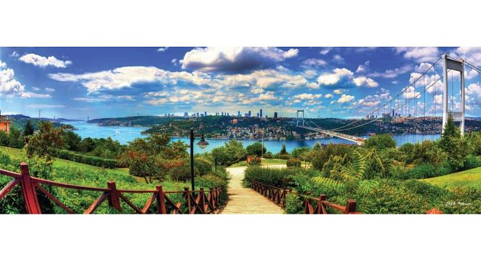 Anatolian 1000 Pieces puzzle: The Bosphorus from Otagtepe ANA.1028