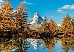 Puzzle Educa 1000 pieces: the Matterhorn Mountain in the fall