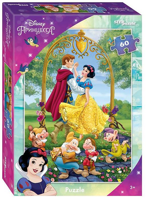 Step puzzle 60 pieces: Snow White - 3 (Disney) 81231