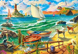 Castorland 1000 Pieces Puzzle: Weekend at the coast