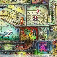 Pintoo 4000-piece Puzzle: Parker. The Labyrinth of the Night House