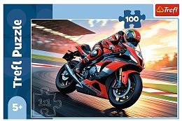 Trefl 100-piece Puzzle: Motorcycle on the Track