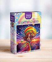Puzzle Yazz 1000 pieces: Flying with flowers