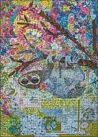Heye 1000 Piece Puzzle: Patchwork Art. Sloth