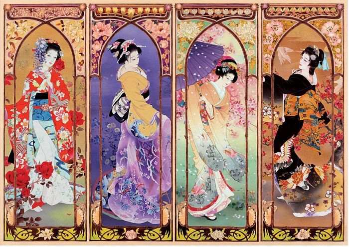 Educa Puzzle 4000 pieces: Japanese Collage 19055