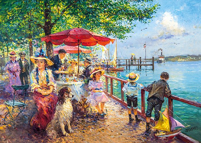 Cherry Pazzi puzzle 1000 pieces: Cafe Havel, Berlin CP30219