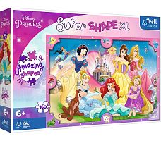 Trefl XL 160 Pieces Puzzle: Pink World of Princesses