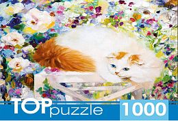 TOP Puzzle 1000 pieces: G. Kotinova. In the summer garden