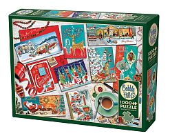 Cobble Hill Puzzle 1000 pieces: NG Postcards