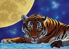 Puzzle Art Puzzle 500 items: tiger moon
