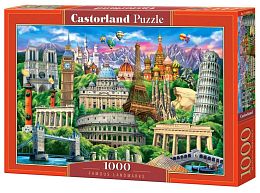 Castorland 1000 pieces puzzle: The sights of the world