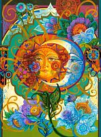 Castorland 3000-piece puzzle: Meeting of the Sun and Moon (MARKDOWN)