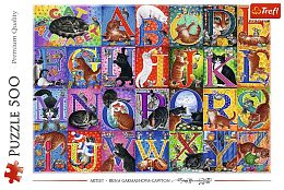 Trefl 500-piece Puzzle: The Cat Alphabet
