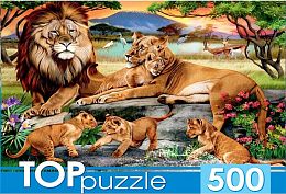 Puzzle TOP Puzzle 500 details: The Family of Lions