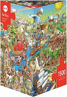 Heye puzzle 1500 pieces: River of history