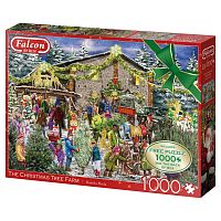 Puzzle Jumbo Falcon 2x1000 pieces: Christmas for children