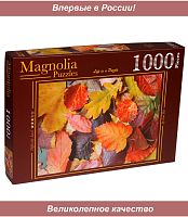 Magnolia Puzzle 1000 pieces: Colorful leaves