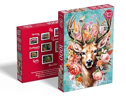 Cherry Pazzi Puzzle 1000 pieces: Flower Deer