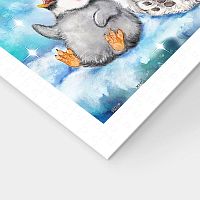 Pintoo 600-piece puzzle: Kayomi. Polar bear and penguins