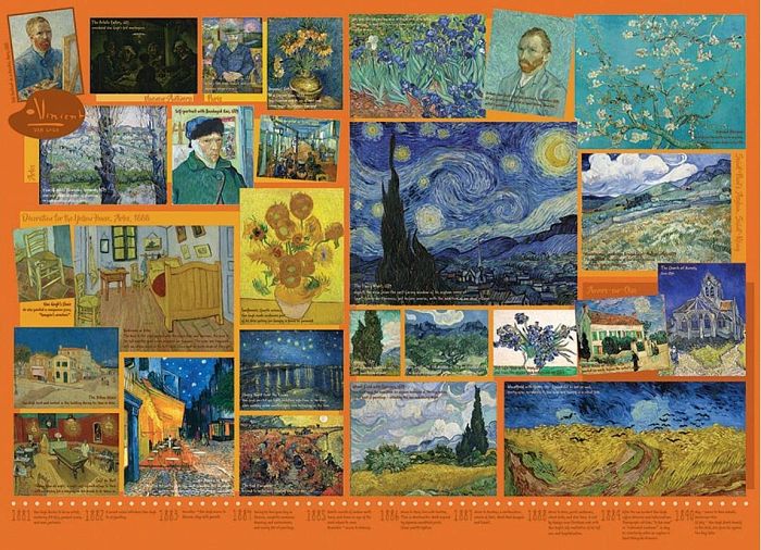 Cobble Hill 1000 pieces Puzzle: All about Van Gogh 80325