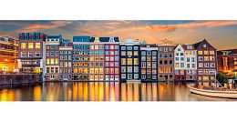 Clementoni 1000 Piece Puzzle: Vibrant Amsterdam