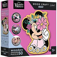 Wooden Trefl Puzzle 50 pieces: In the world of Minnie