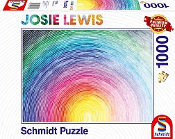 Schmidt 1000 Piece puzzle: J. Levis. The Rising Rainbow