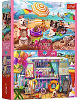 Trefl 2x500 Pieces Puzzle: Vacation Time