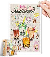 Pintoo 1000-piece puzzle: Lucille Prache. Bubble Tea