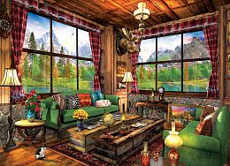 Puzzle Eurographics 1000 pieces: Cozy cabin